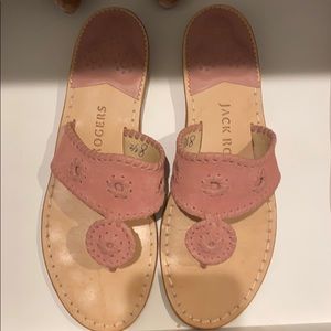 Mauve Jack Rogers Sandals